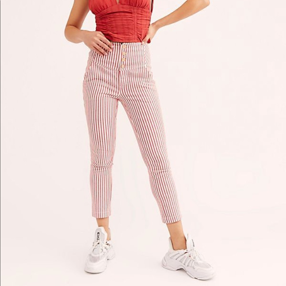 Free People Frankie High Waist Skinny Pants